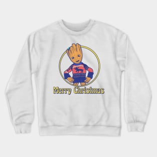 Baby Groot Christmas Tree Guardians Of The Galaxy Crewneck Sweatshirt